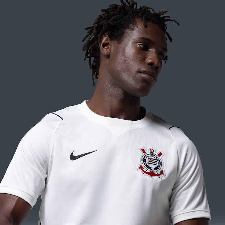 Camisa Corinthians I 2026/27 s/n Jogador Nike Masculina - Branco