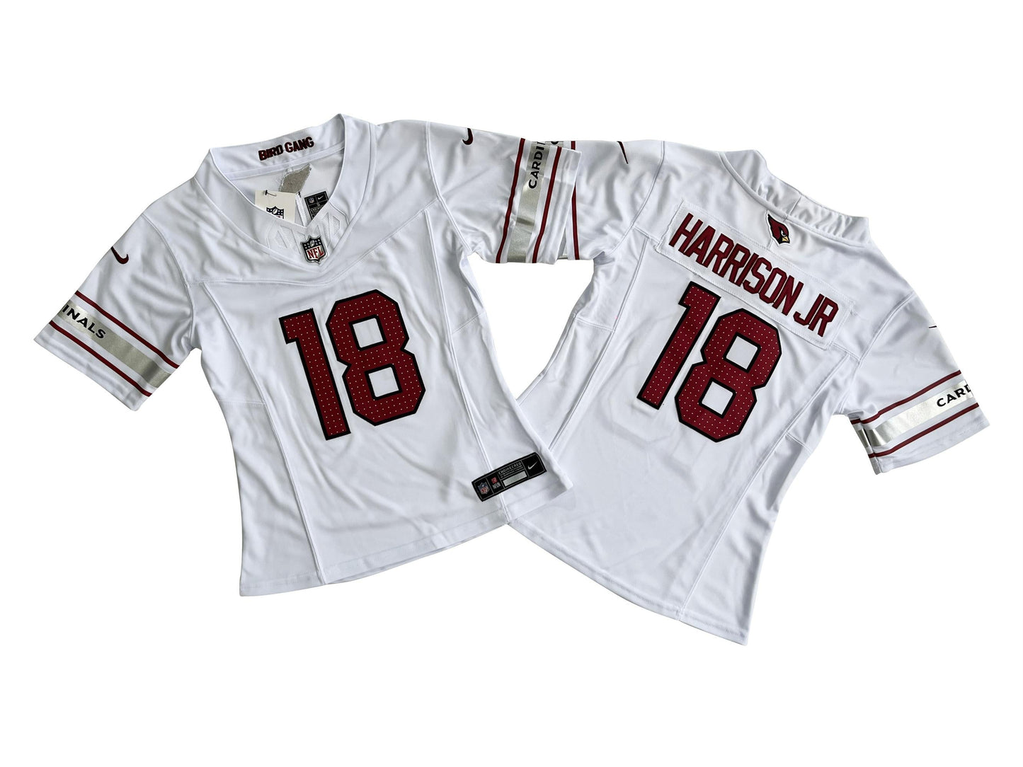 Camisa NFL Feminina Arizona Cardinals Vapor F.U.S.E. Limited Jersey Branca