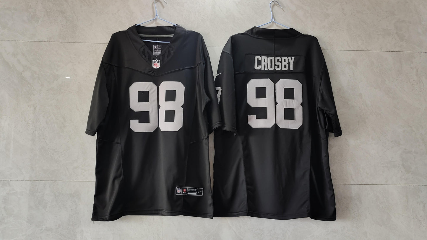 Camisa NFL Las Vegas Raiders Vapor F.U.S.E. Limited Jersey Preta