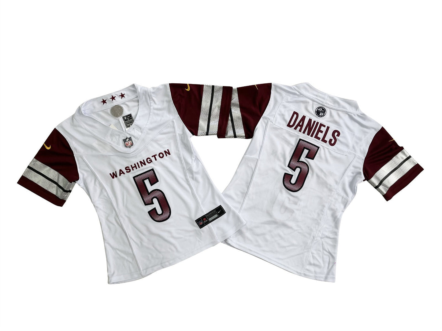 Camisa NFL Feminina Washington Commanders Vapor F.U.S.E. Limited Jersey Branca