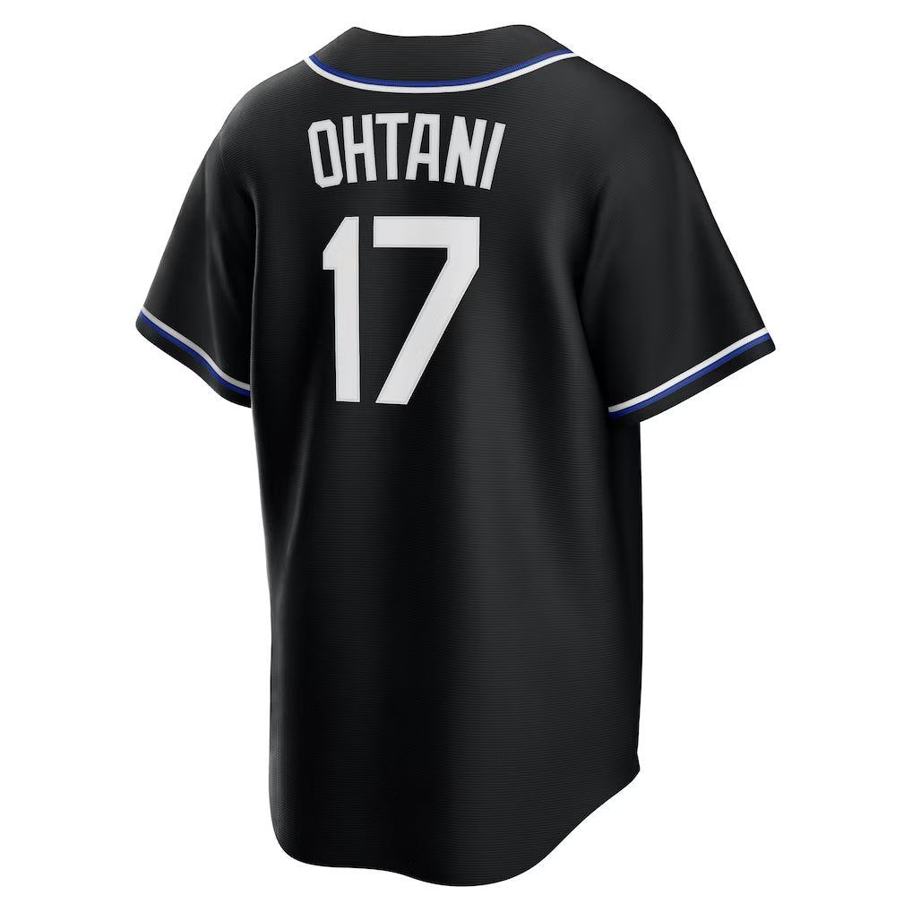 Camisa MLB Los Angeles Dodgers Jersey Preta/Azul